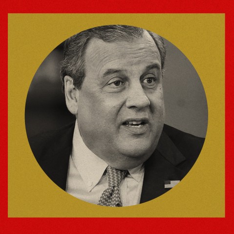 Photo illustration of former New Jersey Governor Chris Christie.