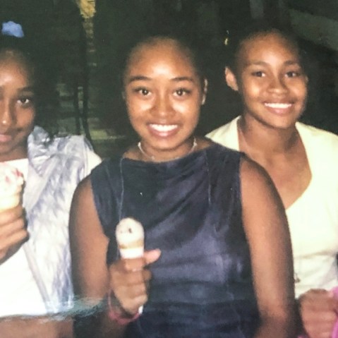 Columnist and activist Amira Barger, center, spent her younger years visiting the Micronesian island of Yap with her extended family.