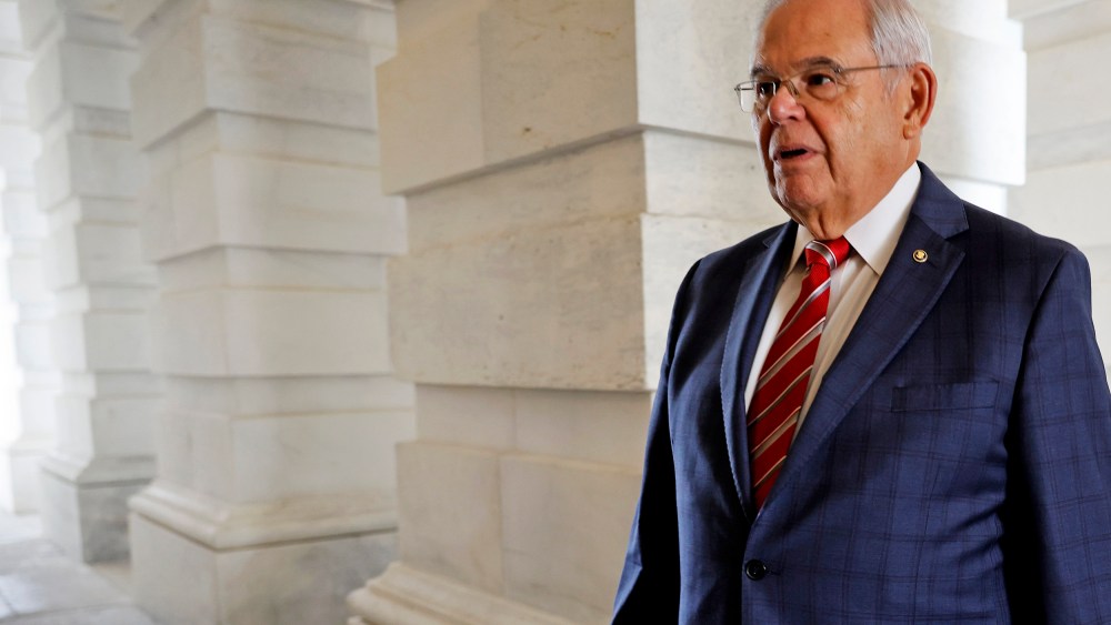 Bob Menendez at the U.S. Capitol