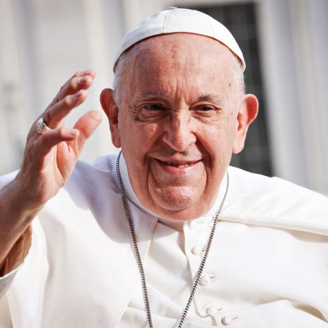 Pope Francis Delivers His Weekly Audience At The Vatican
