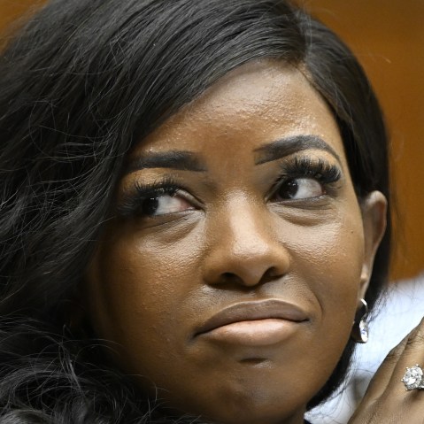Rep. Jasmine Crockett at a hearing