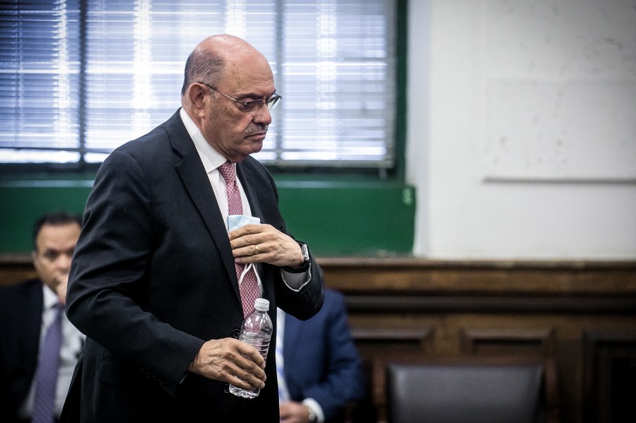 Allen Weisselberg, former chief financial officer of Trump Organization Inc., prepares to testify at New York State Supreme Court