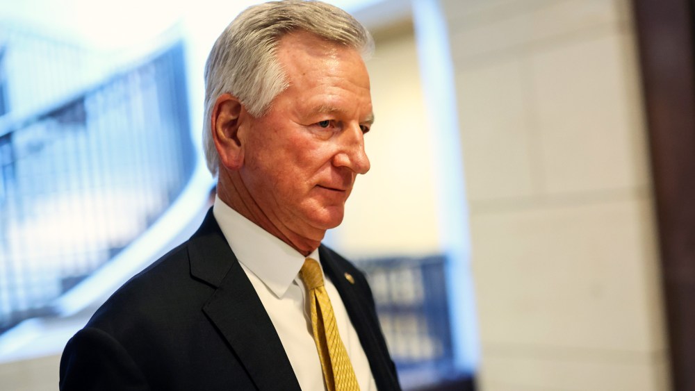 Sen. Tommy Tuberville, R-Ala., at the Capitol on Sept. 20, 2023.