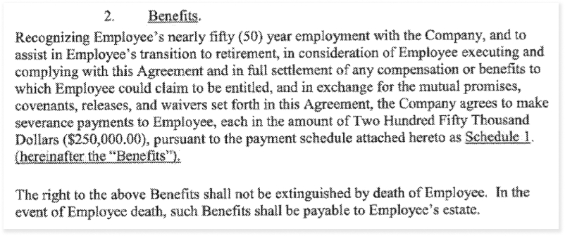 Screenshot of trial exhibit document. 