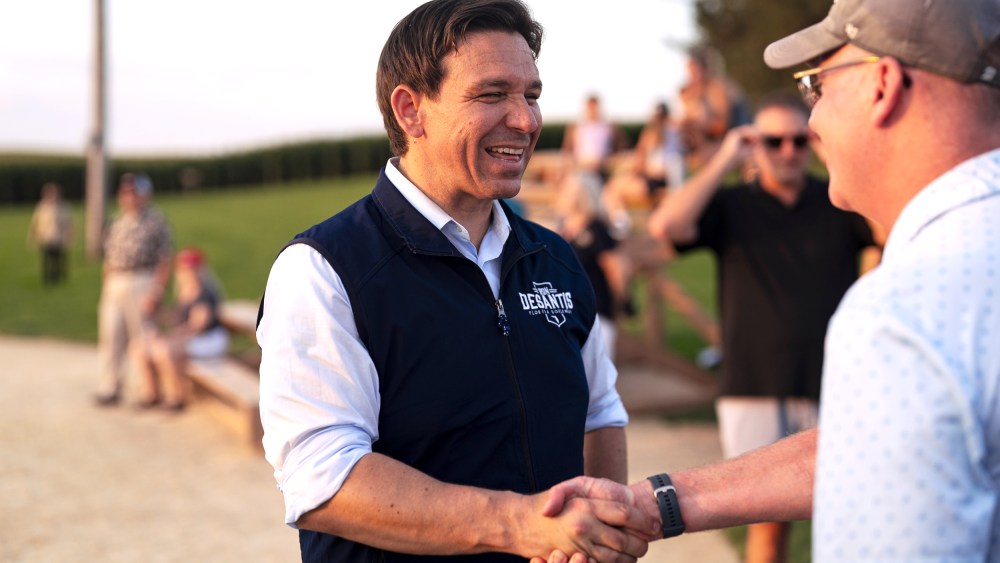 Ron DeSantis Visits Field Of Dreams