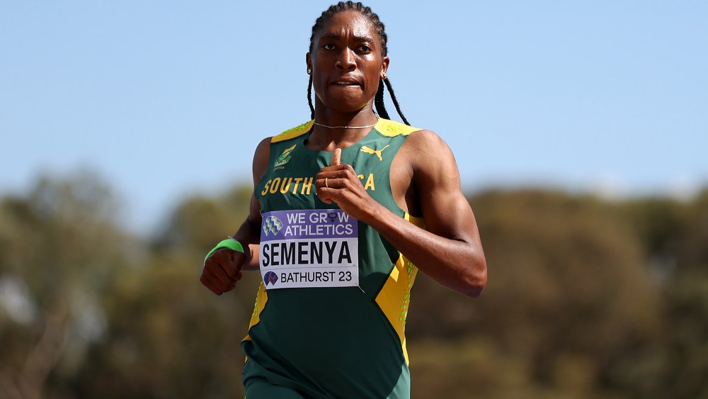 Caster Semenya during the 2023 World Cross Country Championships