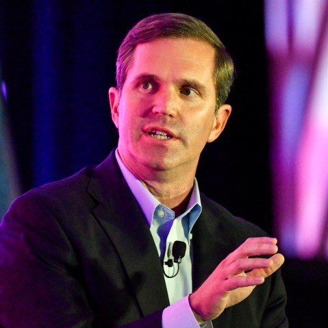 Kentucky Gov. Andy Beshear  in Louisville, Ky., on Sept. 20, 2023.