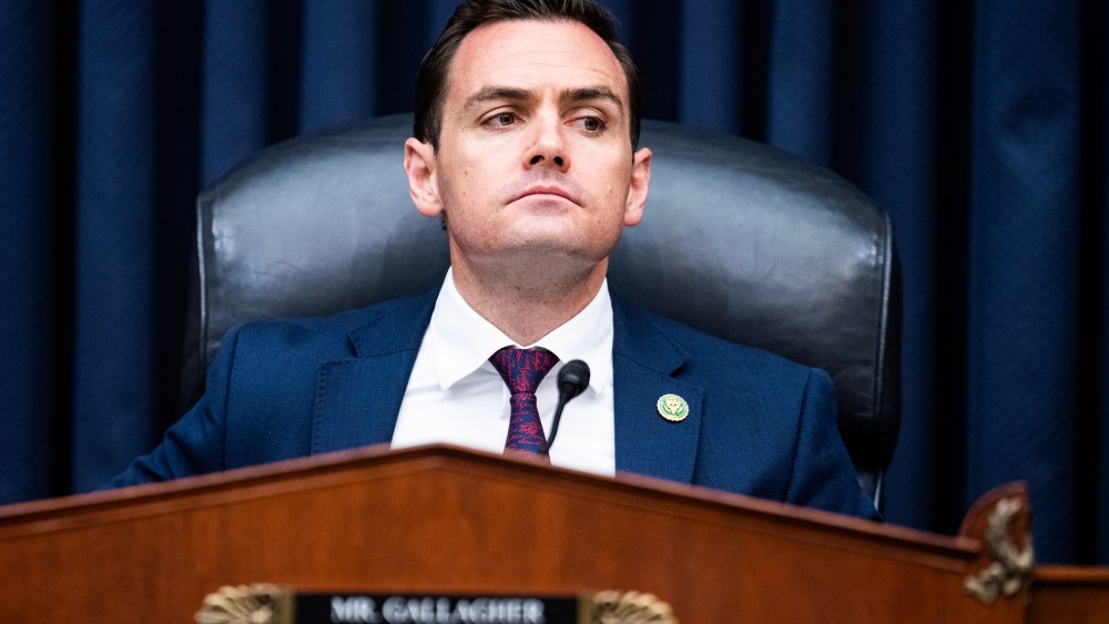Chairman Mike Gallagher, R-Wis.  in Washington DC. on May 24, 2023.