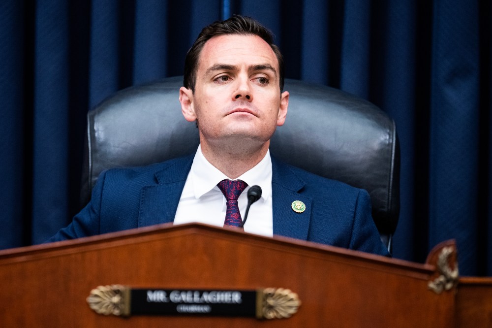 Chairman Mike Gallagher, R-Wis.  in Washington DC. on May 24, 2023.