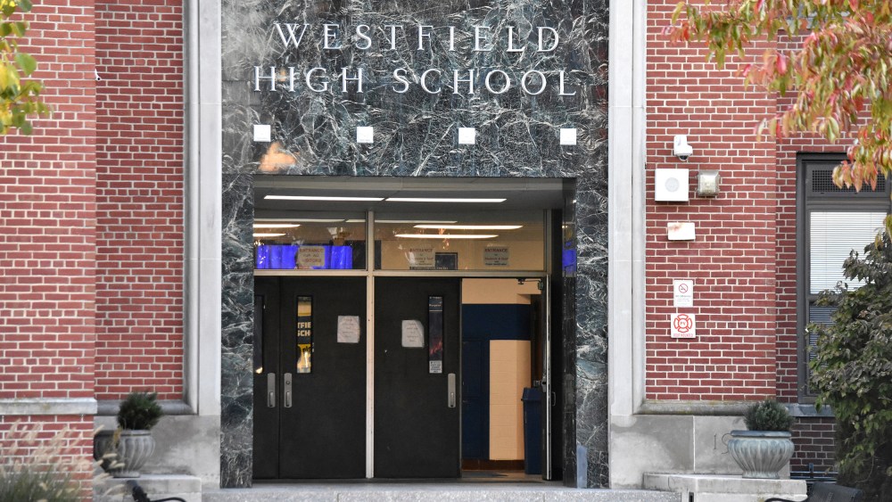 AI Porn Made Of School Kids At Westfield High School exterior entrance