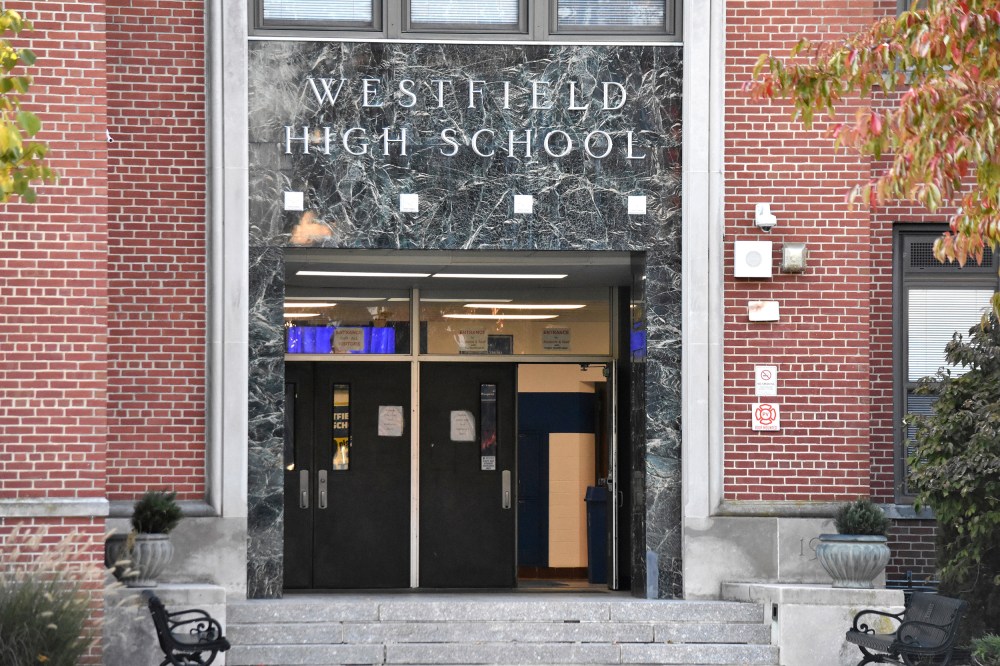 AI Porn Made Of School Kids At Westfield High School exterior entrance