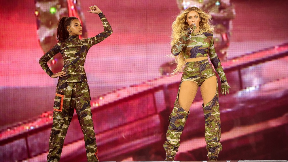 Blue Ive Carter and Beyoncé