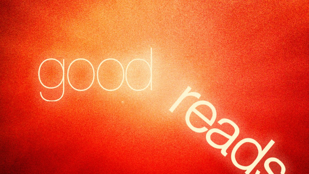 Photo Illustration: The Goodreads logo breaking in half