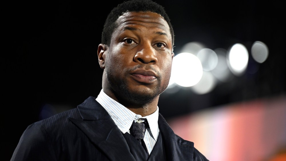 Jonathan Majors attends the UK Gala Screening of Marvel's Ant-Man and the Wasp: Quantumania, in London