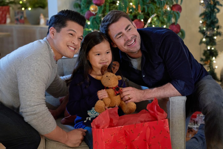 Vincent Rodriguez, Jonathan Bennett, and Milana Wan in 