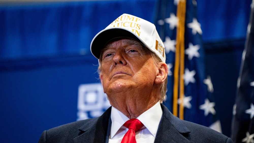 Donald Trump Campaigns In Iowa