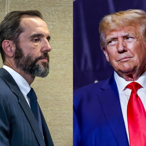 Special counsel Jack Smith;  Former President Donald Trump.