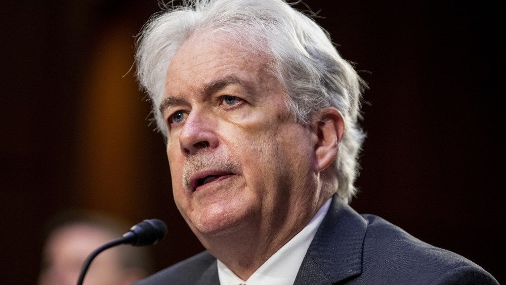 C.I.A. Director William Burns speaks during a Senate Intelligence Committee hearing in Capitol Hill on March 8, 2023.