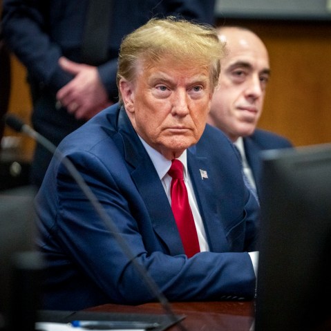 Image: Donald Trump Attends Pre-Trial Hearing In New York Hush Money Case