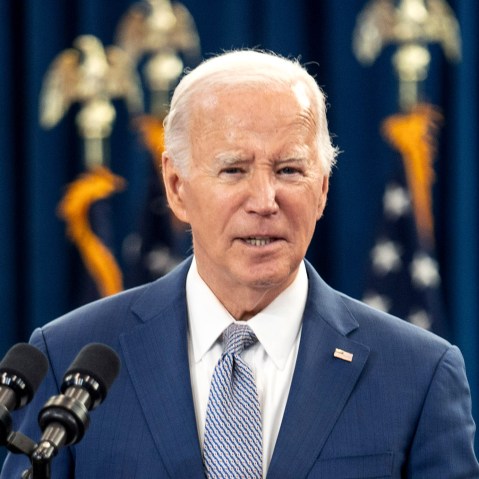 Joe Biden and Stephanie Ruhle