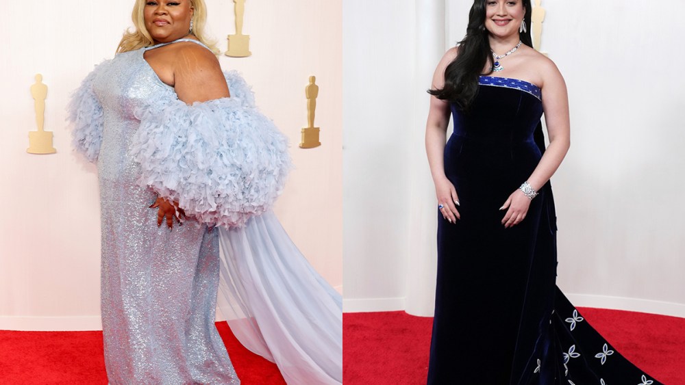 A side by side of Da'Vine Joy Randolph and Lily Gladstone.