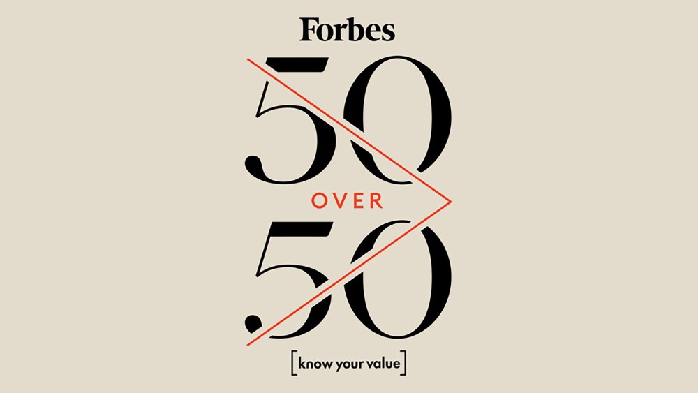 Forbes 50 over 50 logo