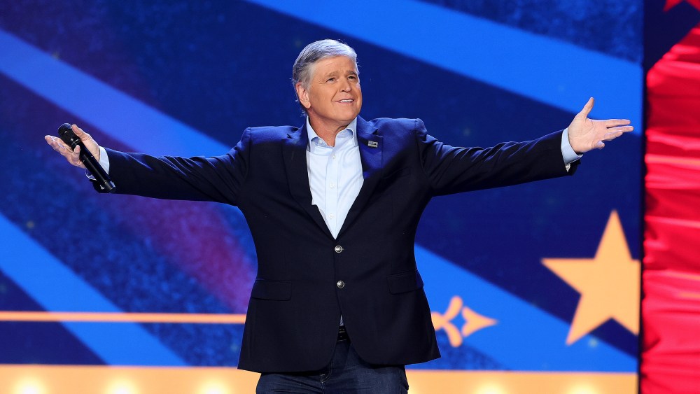 Sean Hannity speaks onstage
