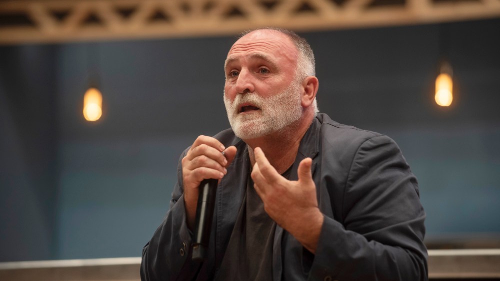 Chef Jose Andres in Spain on Oct. 10, 2023.