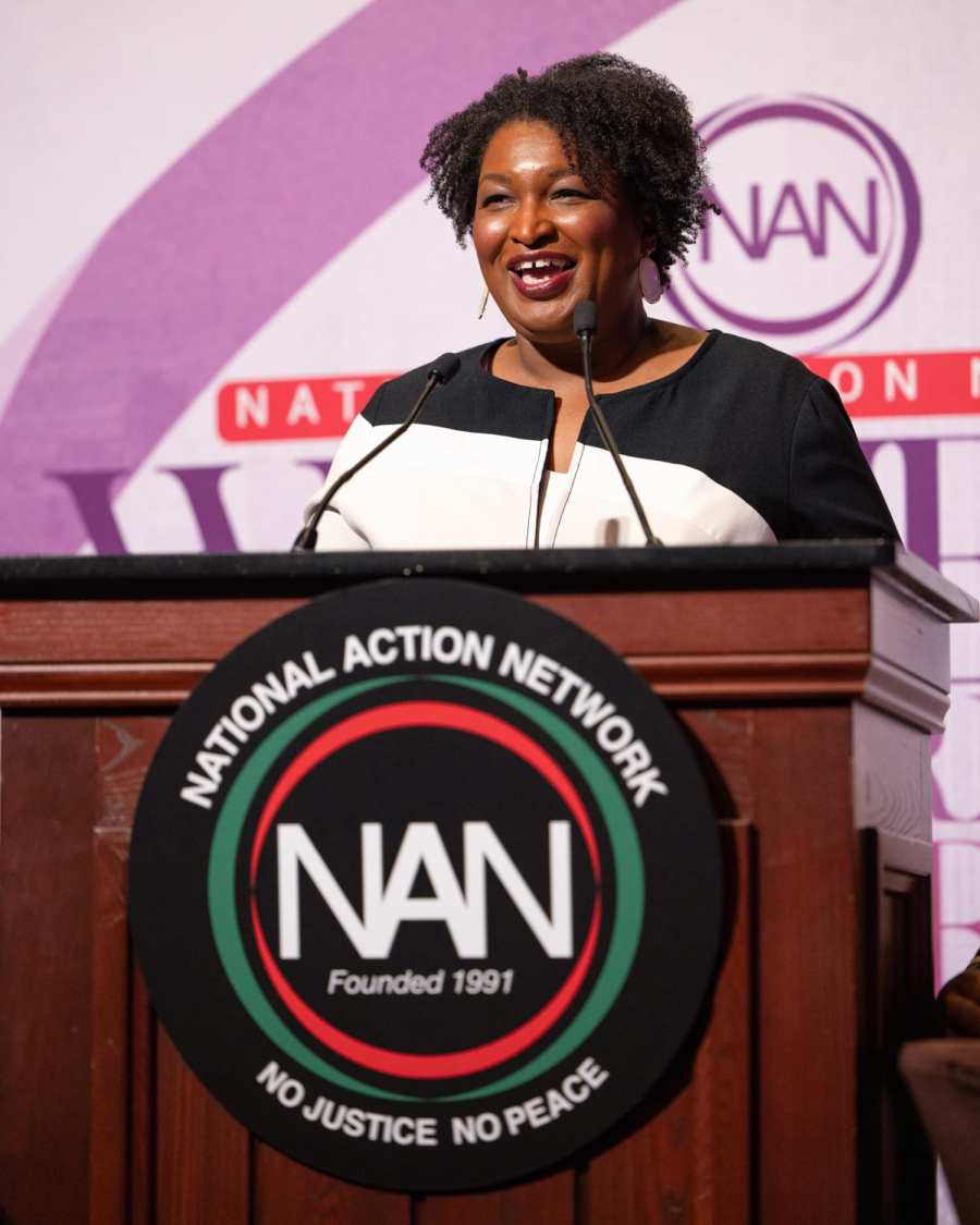 Stacey Abrams is honored at National Action Network's 