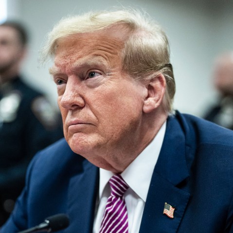 Donald Trump at Manhattan Criminal Court
