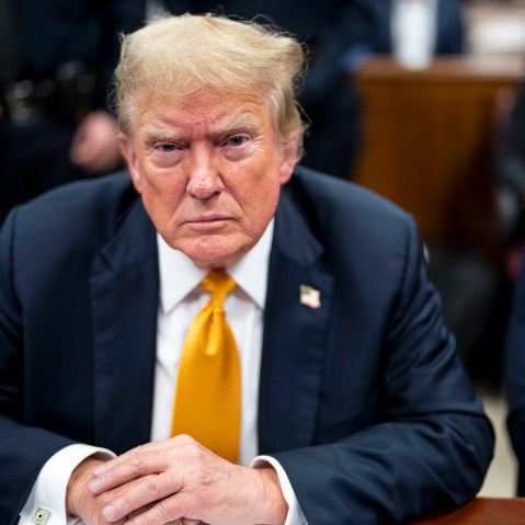 Former President Donald Trump attends his criminal trial at Manhattan Criminal Court on May 29, 2024.Image: Jury To Begin Deliberations In Trump Hush Money Trial