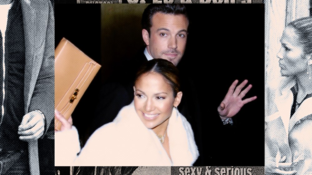 Photo Illustration: Images of Ben Affleck and Jennifer Lopez from the early 2000s