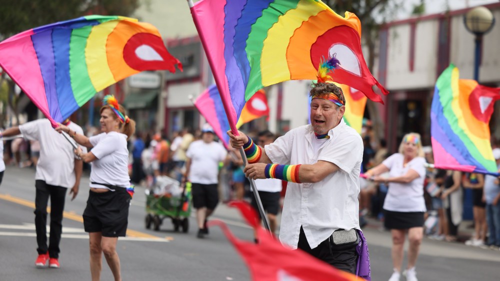 Gay Freedom Band of Los Angeles at the 2024 WeHo Pride Parade in West Hollywood, Calif.