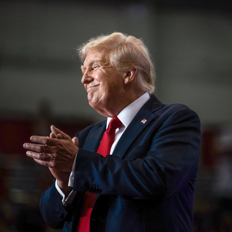 Image: Former President Trump And VP Nominee Sen. JD Vance Hold Rally In St. Cloud, Minnesota