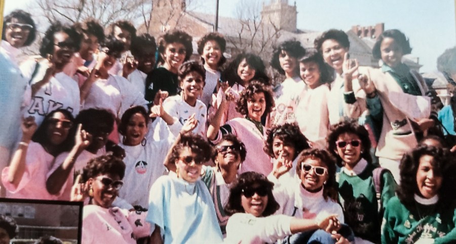 Alpha Kappa Alpha on the campus of Howard University in 1986.
