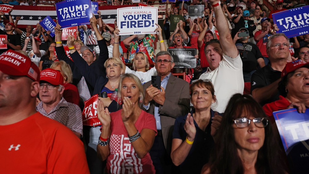 Trump Holds Campaign Rally In Harrisburg, Pennsylvania