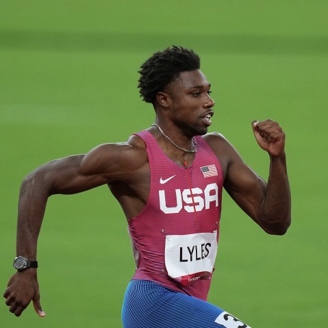 Noah Lyles in 2021