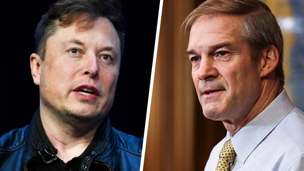 elon musk jim jordan politics political politician