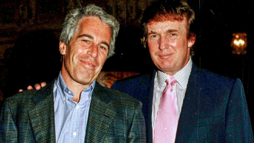 Jeffrey Epstein and Donald Trump.