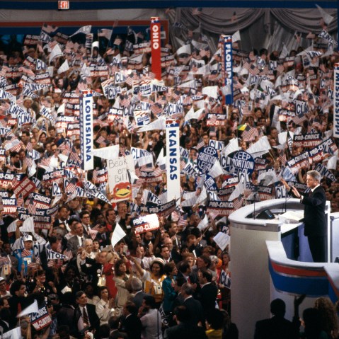 Bill Clinton Democratic Convention william jefferson clinton politics political politician arkansas governor