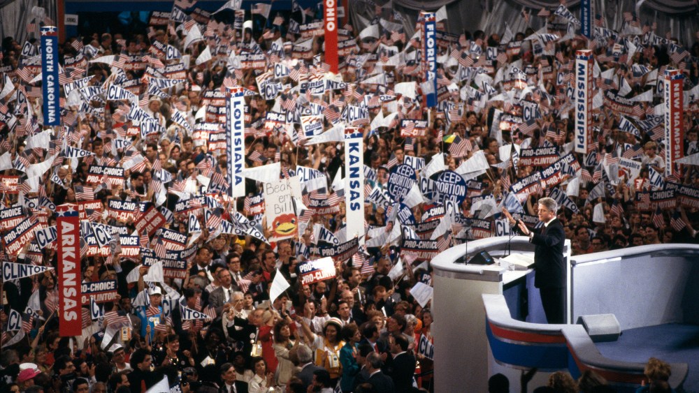Bill Clinton Democratic Convention william jefferson clinton politics political politician arkansas governor