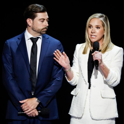 Josh Zurawski and Amanda Zurawski speak