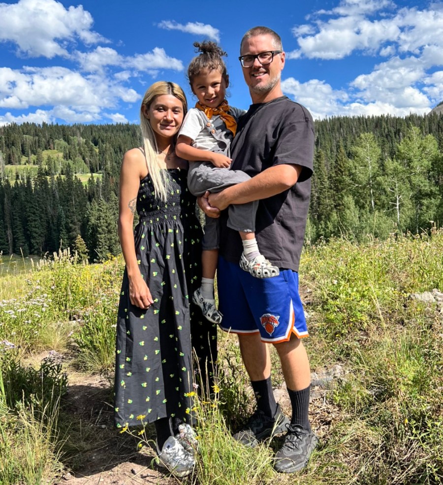 Kyrsta Heard with her husband and son.