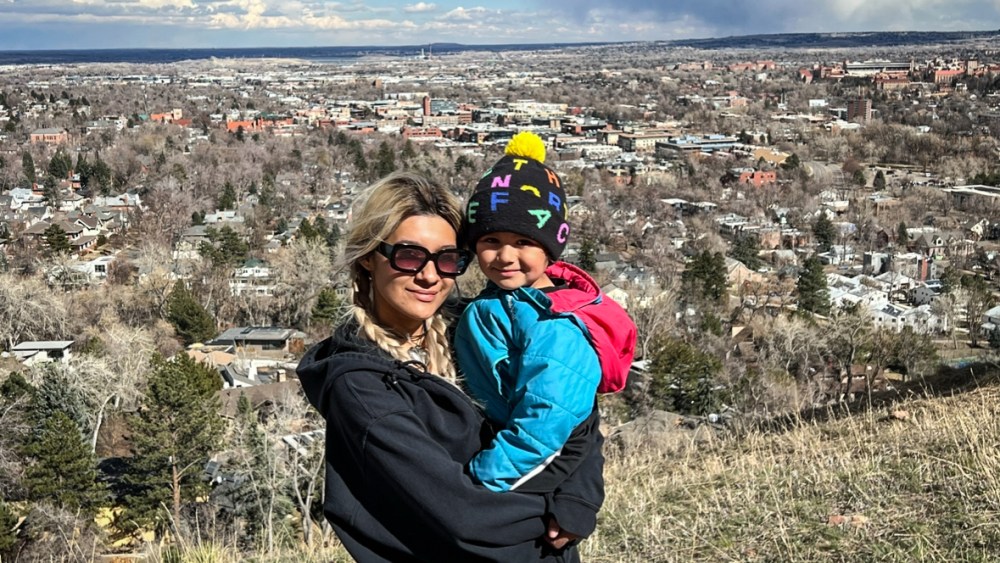 Krysta Heard with her 4-year-old son