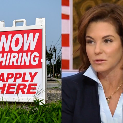 Help Wanted sign on road on Long Island in 2021