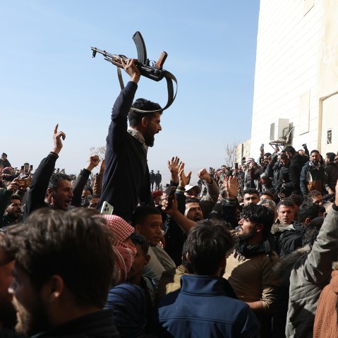 Image: Reactions In Syria To Fall Of Assad Regime Sednaya Prison Damascus