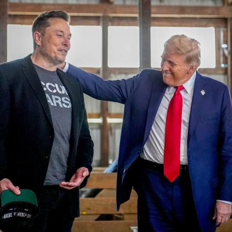 Elon Musk and Donald Trump.