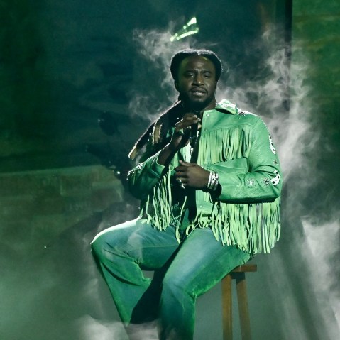 Shaboozey at The 58th Annual CMA Awards held at Bridgestone Arena on November 20, 2024 in Nashville, Tennessee.