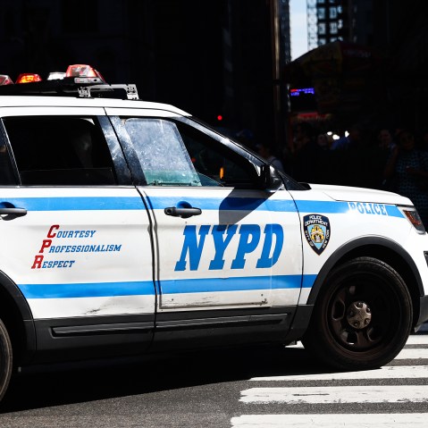 A NYPD car in New York on Oc. 22, 2022.
