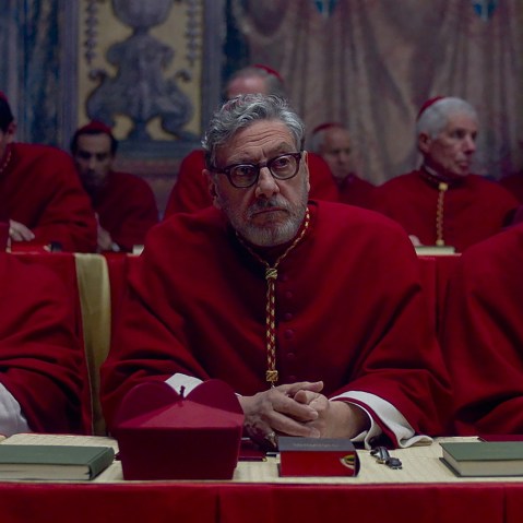 Sergio Castellitto in, CONCLAVE, 2024.